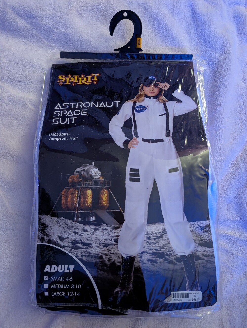 NEW IN PACKAGING Spirit Halloween Astronaut Space Suit